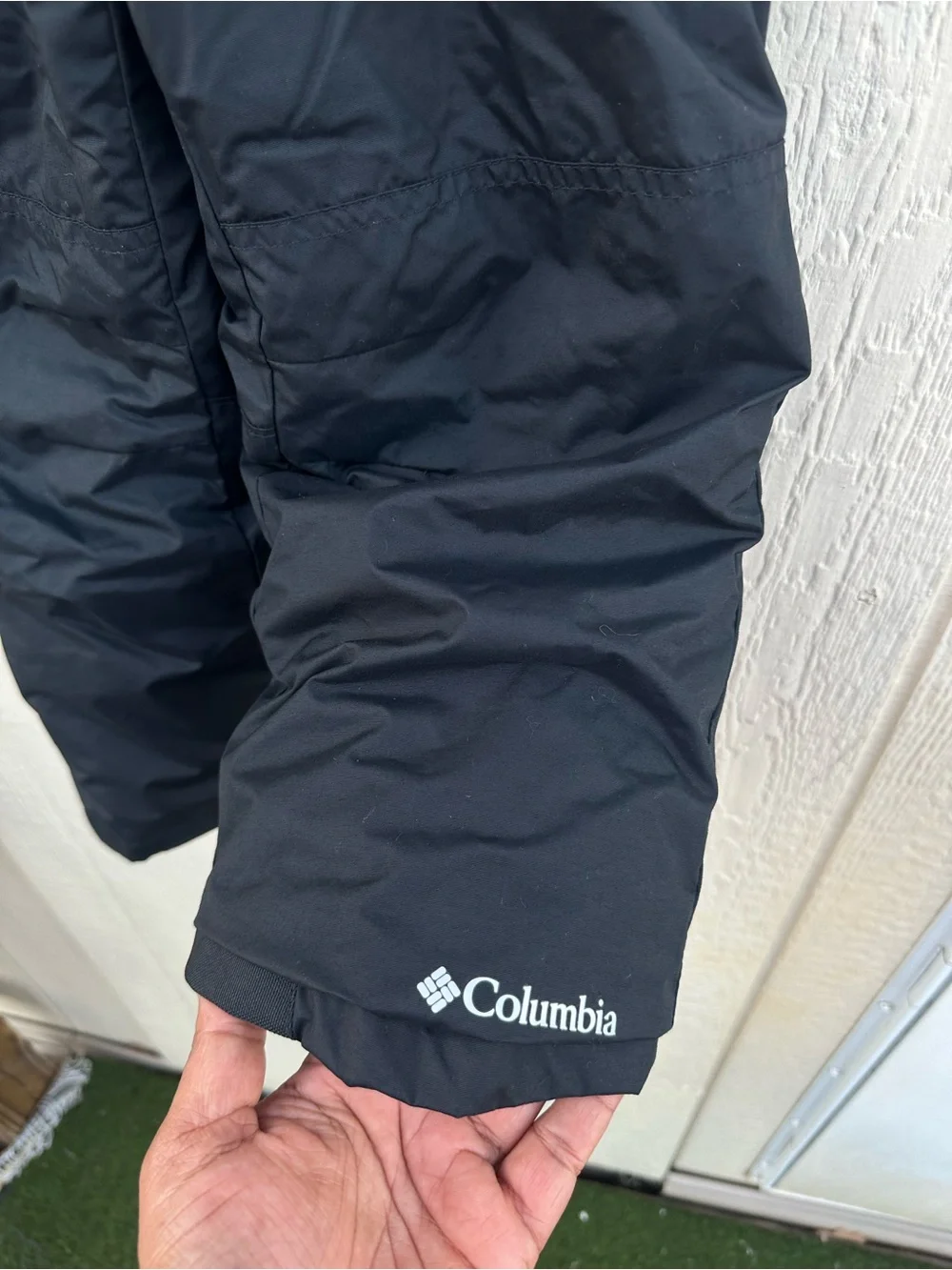 Columbia Black Kids Insulated Snow Overalls